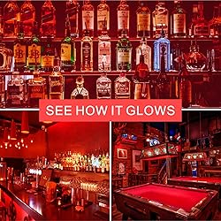 Gonhom 4 Pack A19 LED Red Light Bulb, 9 Watt