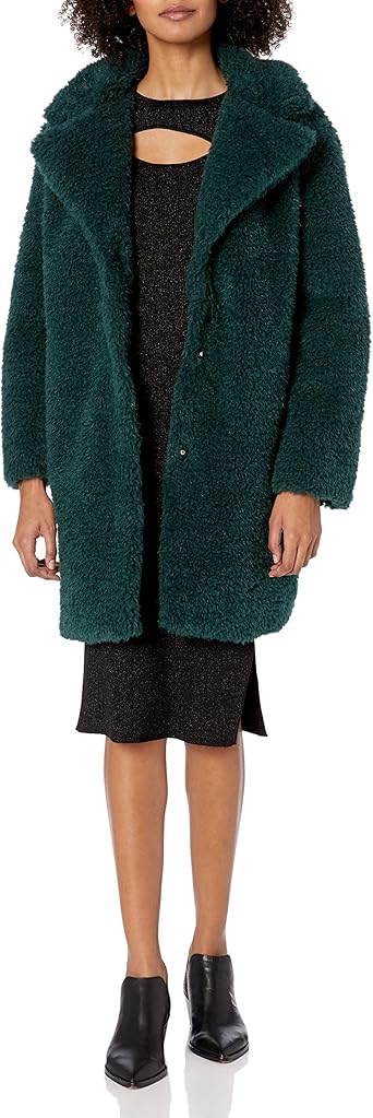 curl short fake fur jacket oatmeal