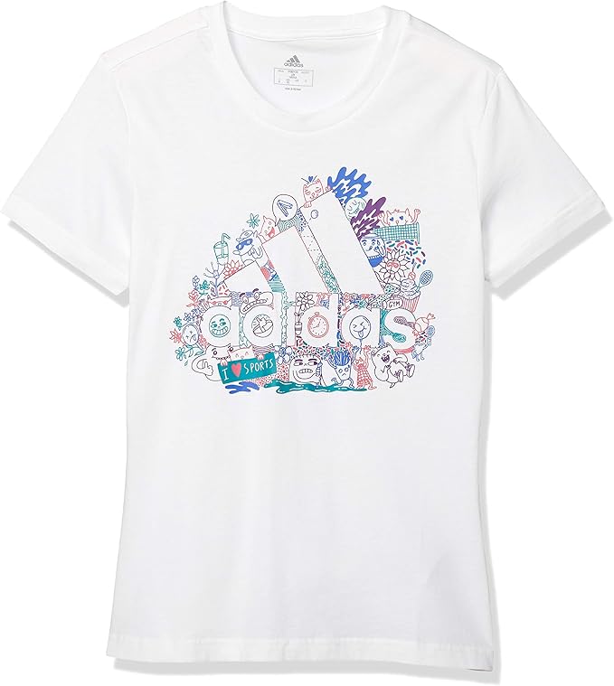 Amazon アディダス トレーニングウェア W Mh Bos イラスト Tシャツ Glr78 レディース フィットネス トレーニング シャツ 通販