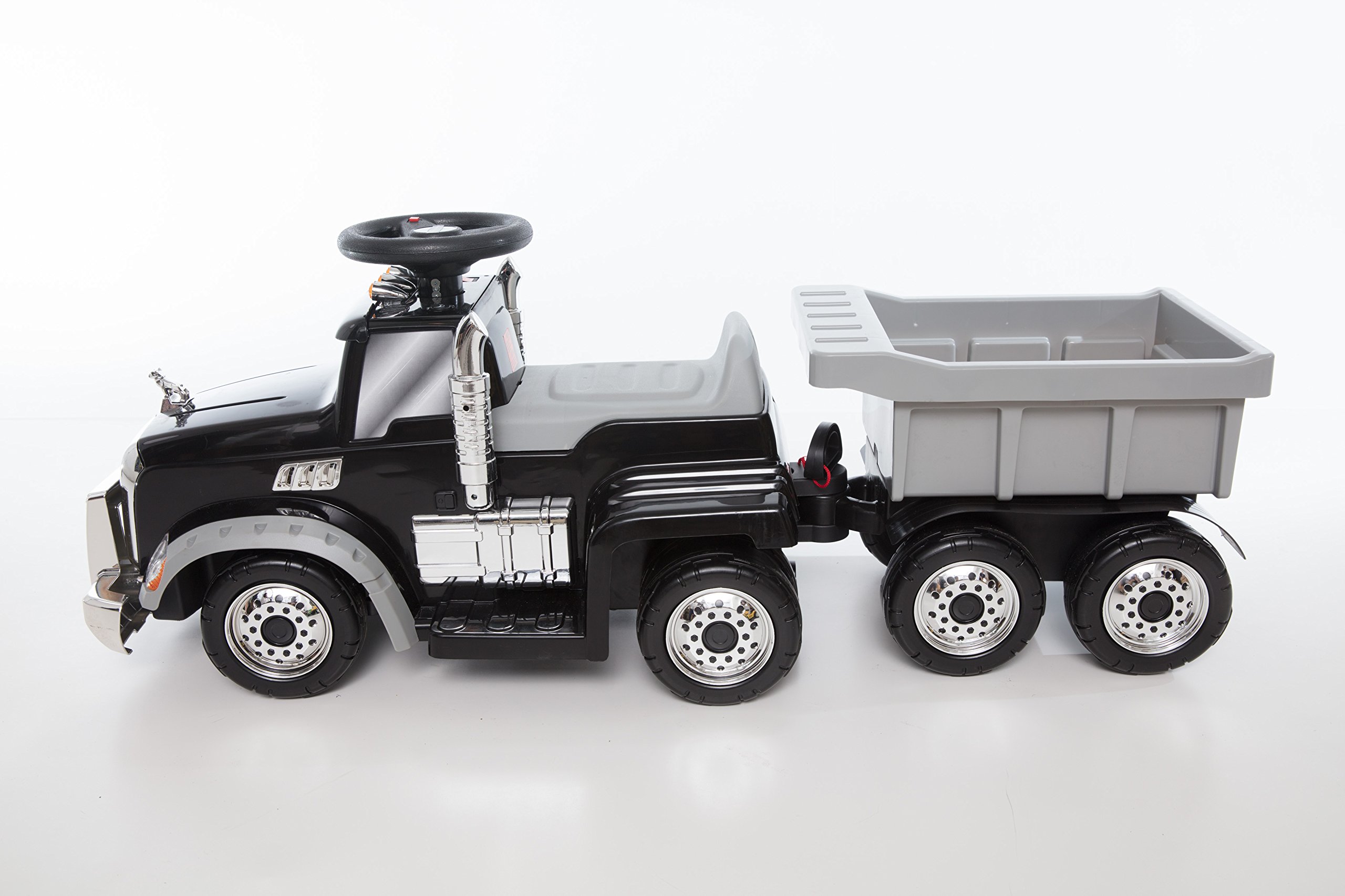 Wonderlanes 6V Deluxe Ride on Mack Truck with Trailer Buy Online in