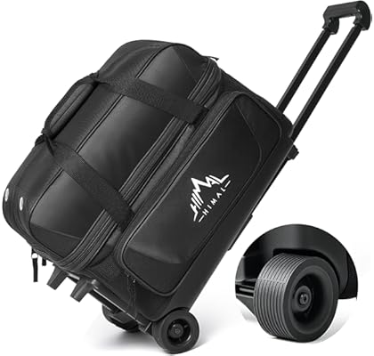 GoHimal 2-Ball Bowling Bag with Wheels 1
