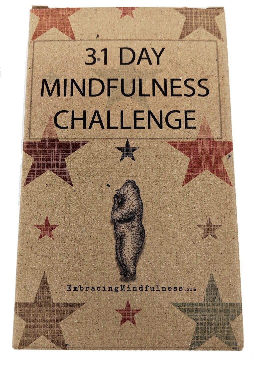 31 Day Mindfulness Challenge Cards - Take One a Day for a Month of Mindfulness - Great Stocking Filler or Secret Santa Gift