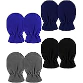 4 Pairs Baby Toddler Winter Mittens 6-12 Months Toddler Gloves Infant Warm Snow Fleece Mittens for Baby Boy Girl
