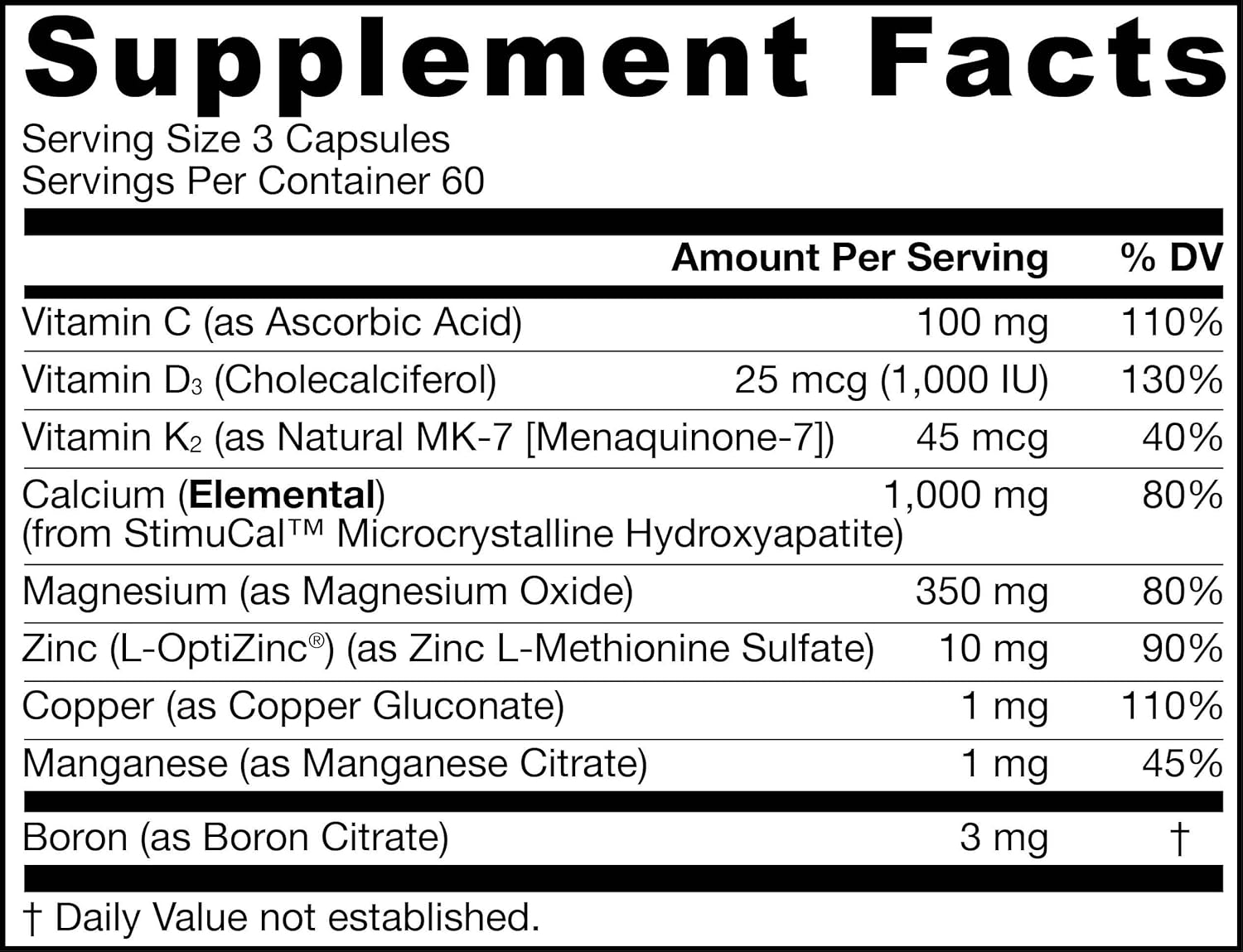 Jarrow Formulas Bone-Up Three Per Day, Promotes Bone Density, 90 Caps: Health & Personal Care