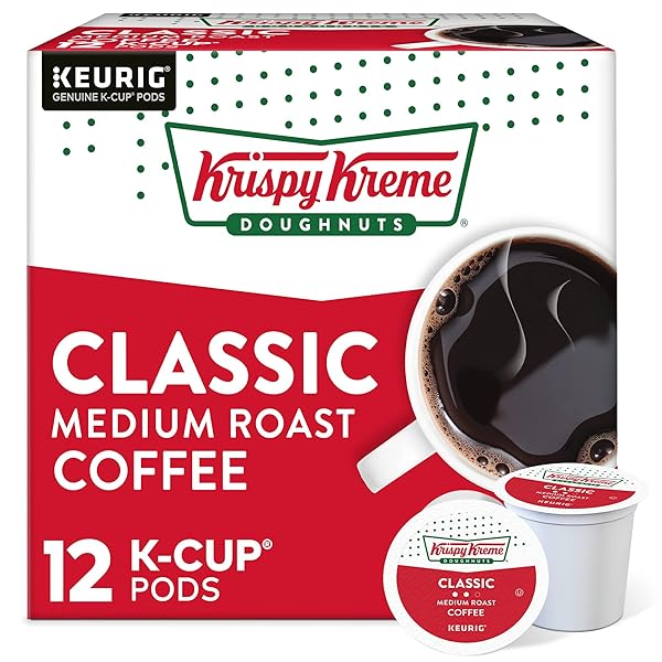KRISPY KREME CLASSIC KEURIG SINGLE-SERVE K-CUP PODS, MEDIUM...