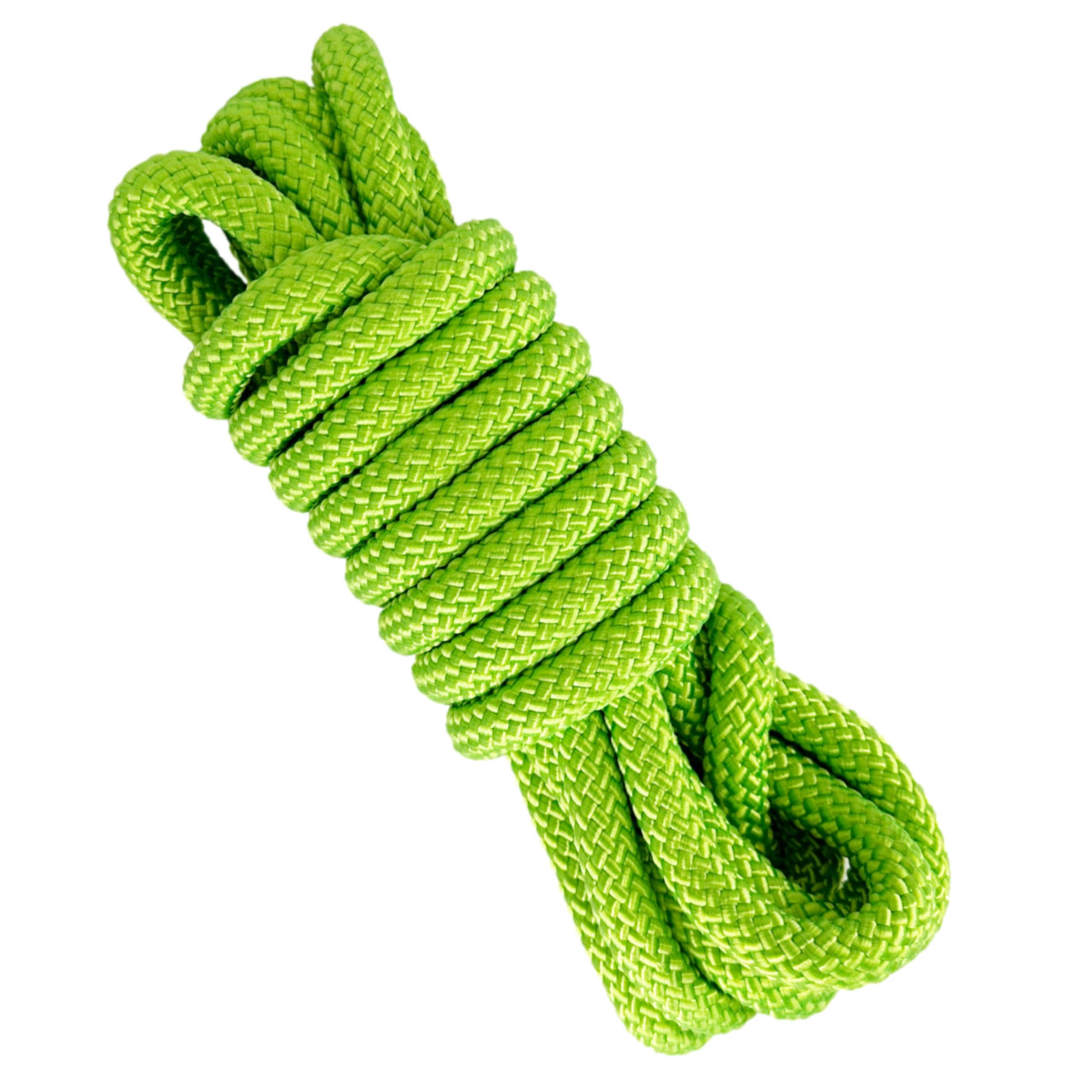 12mm High-Tenacity Polyester Rope. 5M. Green Fluor — image 1