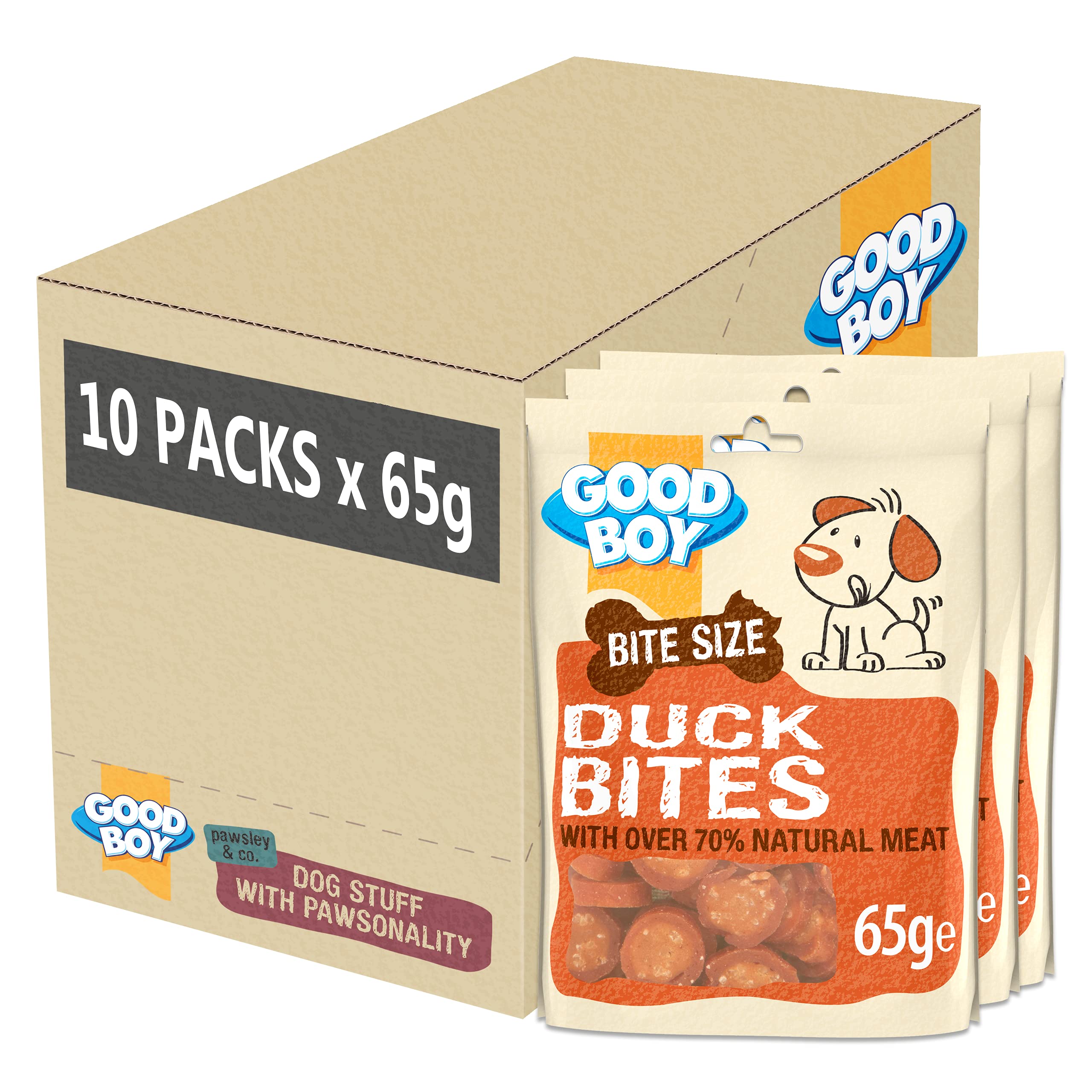 Good Boy Deli Bites Duck, Pack of 10, 65 g