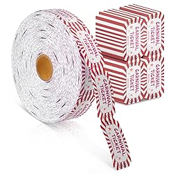 1000 Pieces Carnival Roll Tickets Raffle Tickets