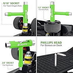 Zeato All-In-One Skate Tools Multi-function