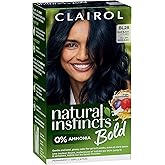 Clairol Natural Instincts Bold Permanent Hair Dye, BL28 Blue Black Colibri | Hair Color | Ammonia-Free with Argan Oil | Gentle, Bold Glossy Color for Up to 8 Weeks, Even on Dark Bases