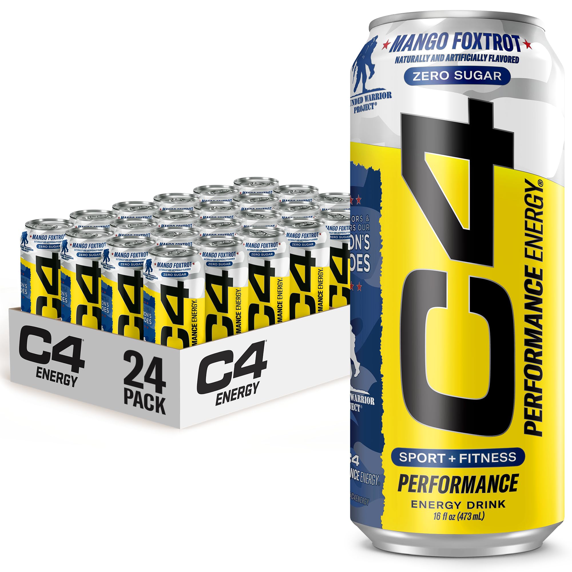 C4 Energy Drink 12oz (Pack of 24) - Strawberry Watermelon Ice - Sugar Free Pre Workout Performance Drink with No Artificial Colors or Dyes Image C4 Energy Drink 12oz (Pack of 24) - Strawberry Watermelon Ice - Sugar Free Pre Workout Performance Drink with No Artificial Colors or Dyes Image
