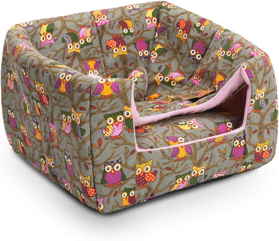 Hollypet Cat Bed Kitten Bed SelfWarming 2in1 Foldable Comfortable