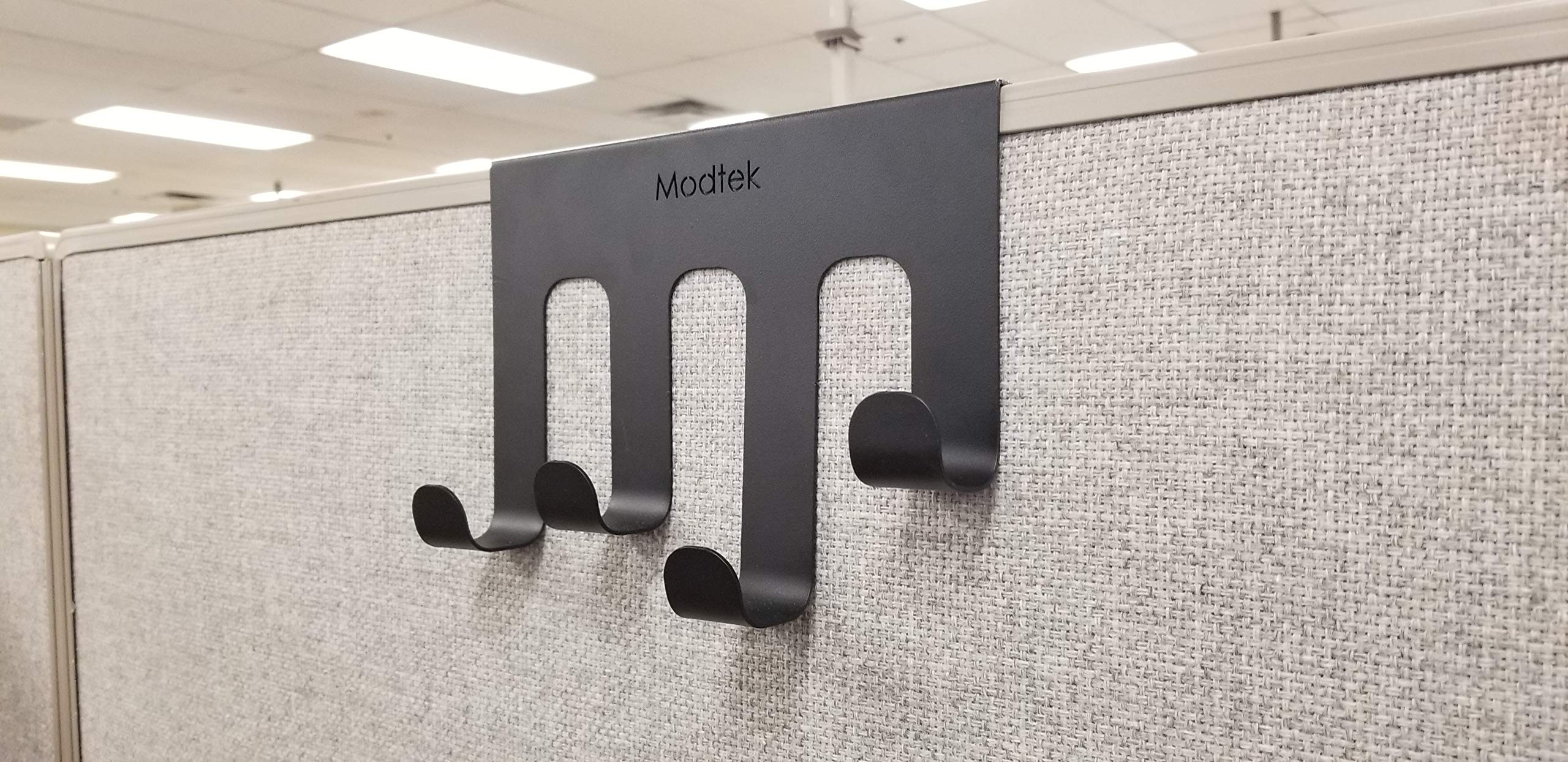 High Strength Office Cubicle Whiteboard Hanger-Narrow Hook! (1 Pair) (Heavy Duty Coat Hook 3" Wall)