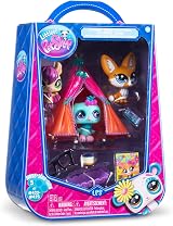 Littlest Pet Shop Slumber Squad Play Pack 3 Mini Pets Accessories Bandai view 3