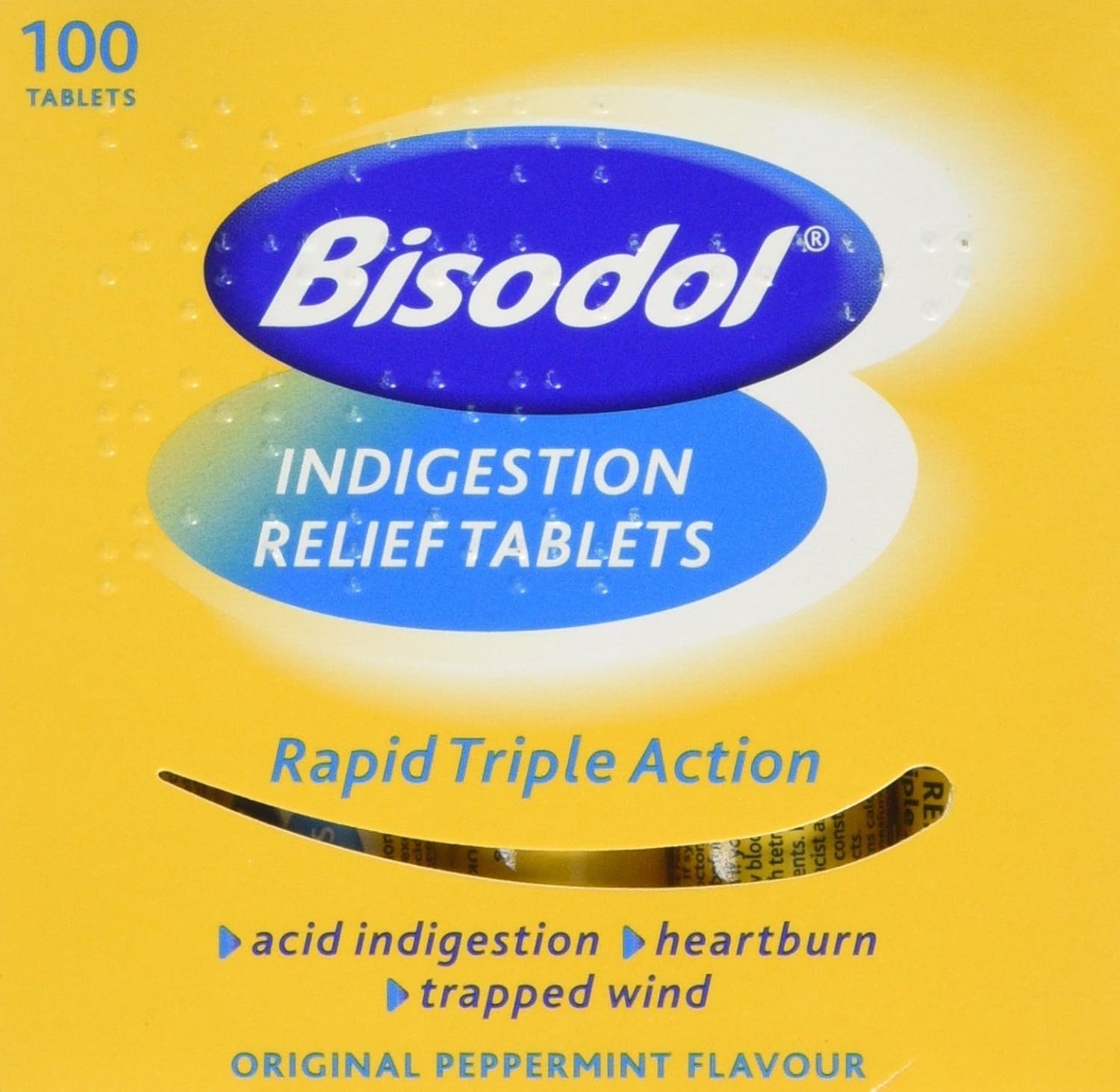 Bisodol Tablets, Indigestion Relief Tablets 100Count FREEE DELIVERY eBay