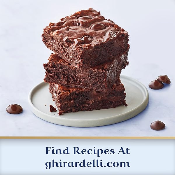 GHIRARDELLI 60% CACAO BITTERSWEET CHOCOLATE PREMIUM BAKING CHIPS, 20 OZ BAG