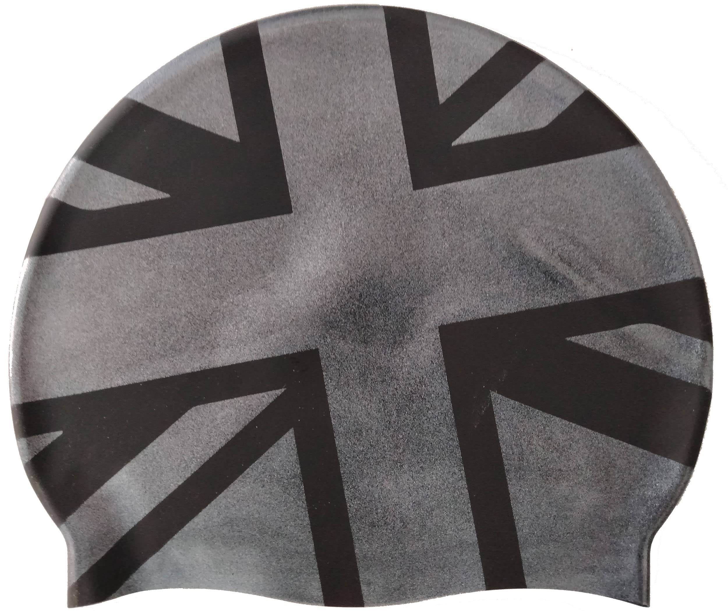 England Glitter Silicone Swimming Cap | Swimming Hat|Pool Cap | Great comfort and fit | Italian Design and Style