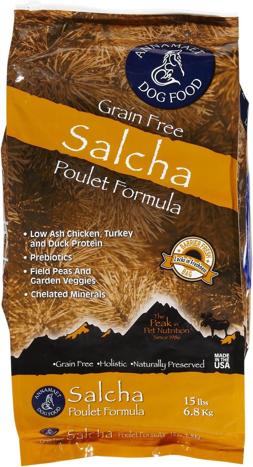 Annamaet Grain Free Salcha - Chicken, Turkey & Duck - 15 lb