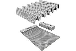 RYTMAT Outdoor Camping Sleeping Mat R-Value 2.1 Ultralight Waterproof Folding Mat, Portable Sitting Pad for Hiking and Camping (70.8"x23.6"x0.7")