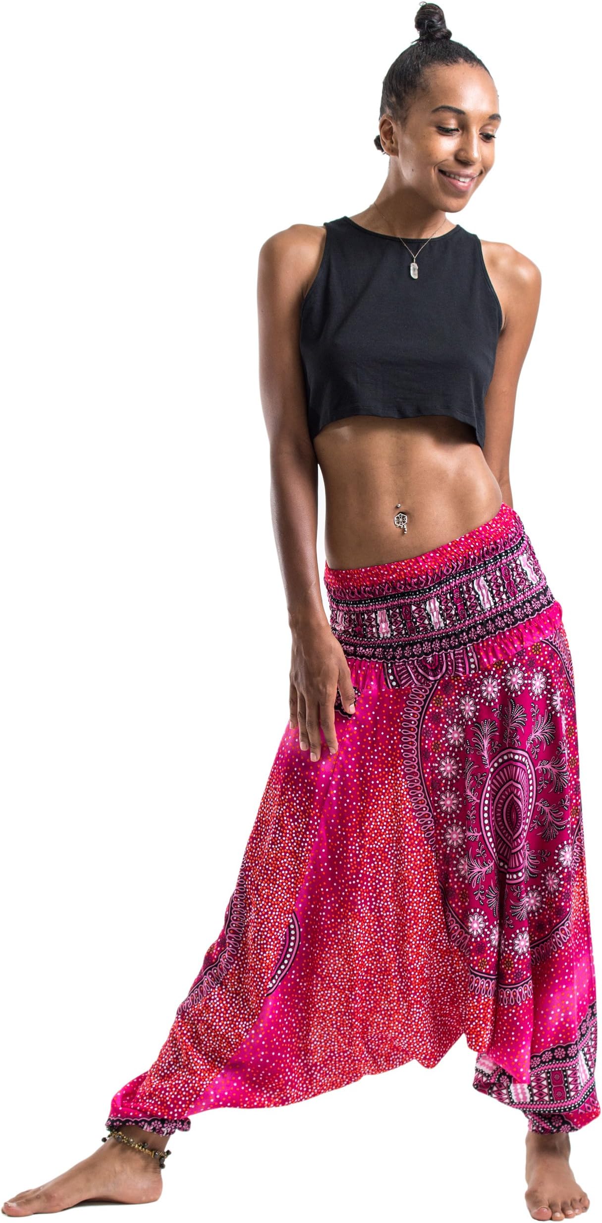 HAREM PANTS Unisex Tribal Chakra Jumpsuit for Men & Women
