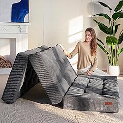 MAXYOYO Tri-Fold Mattress, 6 Inch Tufted Folding