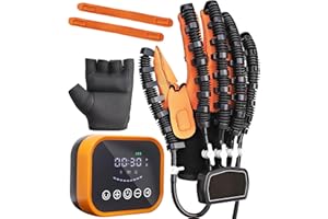 GXXZDN Rehabilitation Robot Gloves Upgrade Hemiplegia Hand Stroke Recovery Equipment with USB Chargeable and Strength Adjustment