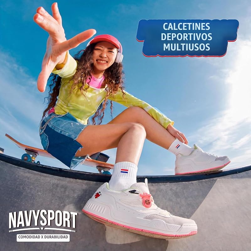 6 Pares de Meias Desportivas Masculinas Meias Curtas de Algodão Quarto (Brancas, EU 35-38) — foto 7 de 8