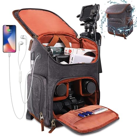 Winload Mochilla para Camara de Fotos Reflex, Resistente al Agua ...