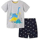 Funnymore Baby Toddler Boy's Cotton Short Sleeve Tshirt and Short Set