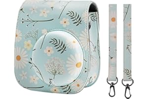Anter Protective Case Compatible with Fujifilm Instax Mini 11 Instant Film Camera with Removable Strap - Chrysanthemum