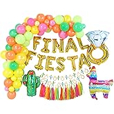 Final Fiesta Bachelorette Party Decorations Set - Backdrop, Last Fiesta Party Kit, Mexican Themed Decorations With Balloons