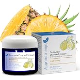 Blue Beautifly Pineapple Enzyme Face Exfoliator, 2 fl oz | Gently Exfoliates for Softer, Smoother-Looking Skin. No Sulfates, Parabens, Synthetic Fragrances or Phthalates