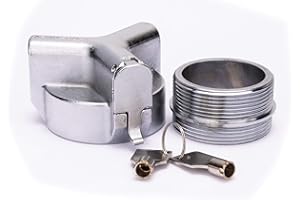 Flow Security Systems | VersaLock | Vented Locking Fuel Tank Cap | For Transfer Tanks & Above Ground Commercial Tanks | Prevents Theft & Secures Fuel Tanks | Includes Adapter | FSS 754