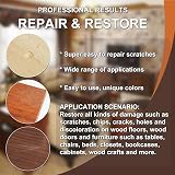 Hupeyna 12-Colour Wood Repair Kit for Scratch & Cracks Wood Filler view 2