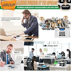 SANZUCO Intercoms Wireless for Home Upgraded, Hands