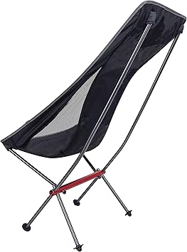 Amazon Slloy アウトドア チェア コンパクト 折りたたみいす 耐荷重150kg キャンプチェア キャンプ用 椅子 ローチェア キャンプ 椅子 超軽量 7075アルミニウム合金 収納袋付き キャンプ お釣り 登山 ハイキングなどに最適 ブラック L Slloy チェア