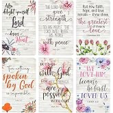 Juvale Prayer Journals for Women - 6-Pack, 5 x 8 in, Floral Cover, 80 Pages - Christian Notebook for Women