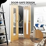 CREATISMO 6pk Grey Rubber Door Stoppers Heavy-Duty Anti-Skid Floor Wedges view 6