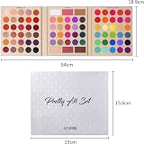 UCANBE 86 Color Eyeshadow Palette & 15pc Brush Set Matte Glitter Pigmented view 6
