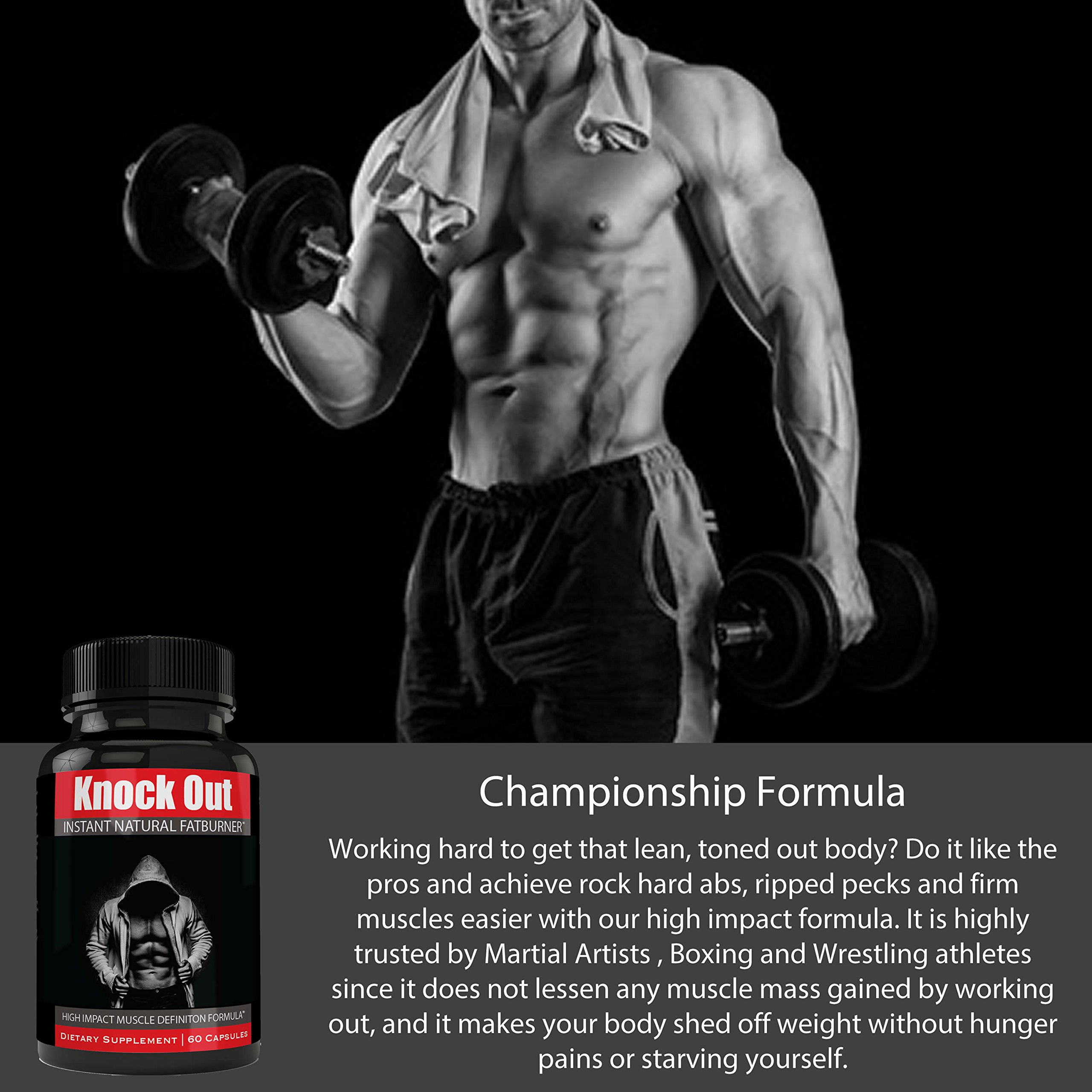 Instant Knockout Fat Burner Diet Supplement Pill for Men and Women