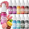 Oil Based Food Coloring - 10 Colors Upgraded Food Coloring for Chocolate, ERCorArt Edible Oil Food Dye for Candy Melts, Cake Decorating, Fondant, Icing Frosting, Baking - .25 Fl.Oz