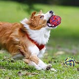 SHARLOVY Large Tough Chew Toys for Aggressive Chewers 9 Pack Rope Tug Ball view 8