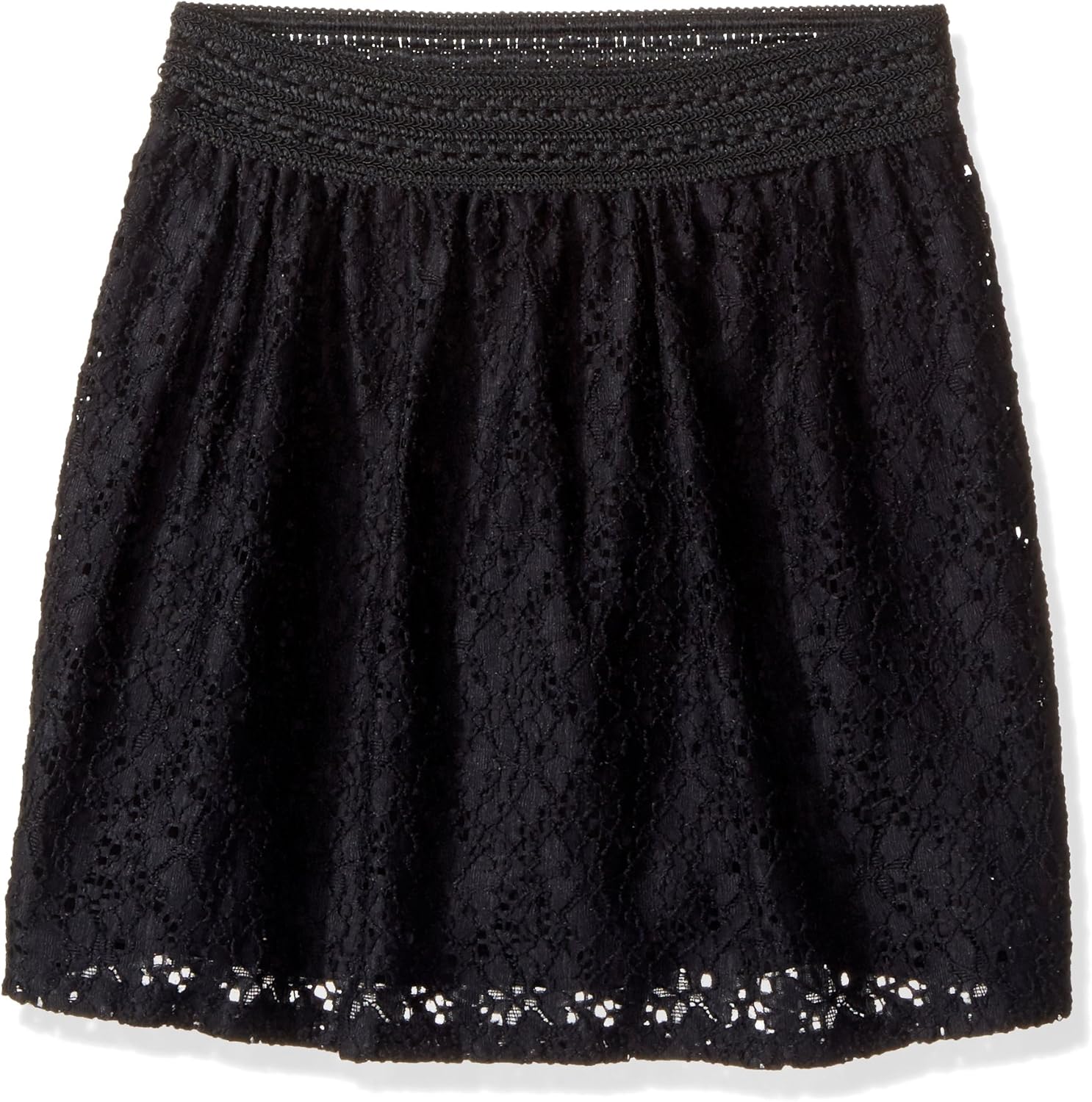 Amy Byer Girls' Big Picture Perfect Lace Skirt: Clothing