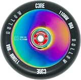 CORE Hollow Stunt Scooter Wheel 110mm ABEC 9 Bearings Black NeoChrome