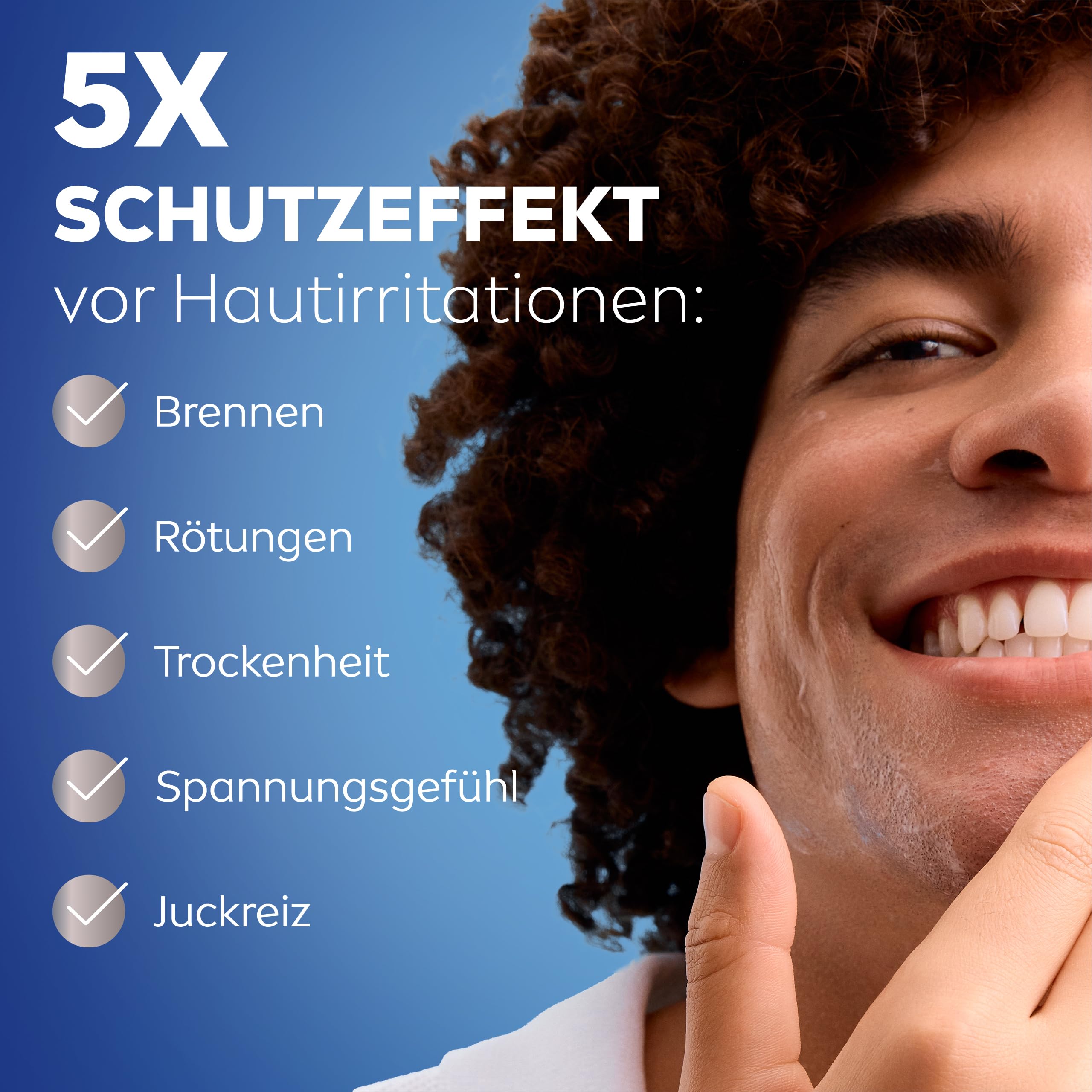 NIVEA MEN Sensitive Gesichtspflege Creme mit LSF 15, 24h Feuchtigkeitscreme für empfindliche Männerhaut, beruhigende Gesichtscreme zur Linderung von Hautirritationen (75 ml) 3