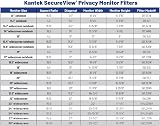 Kantek SVL17 17-Inch LCD Privacy Screen Filter Blackout Micro Louvre Technology view 5