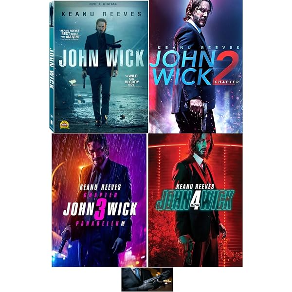 Amazon.com: Keanu Reeves John Wick 1-4 Complete 