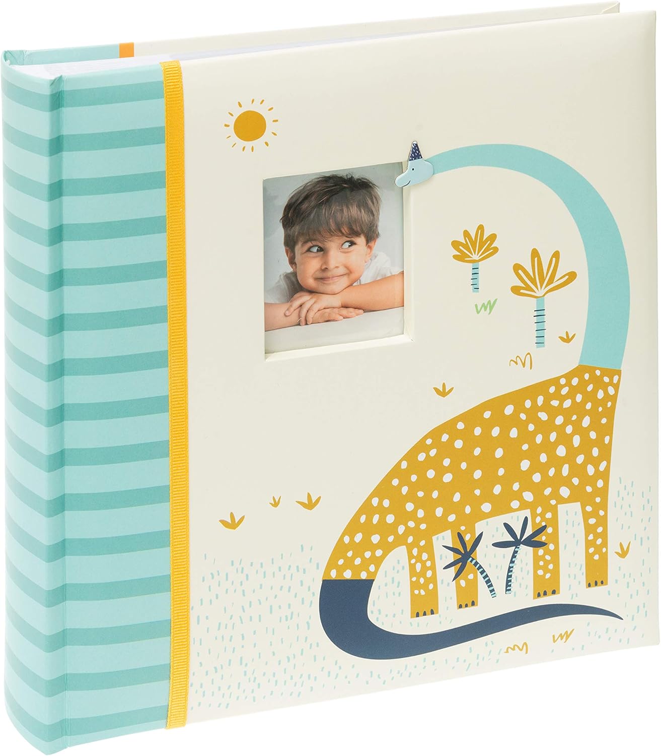 Kusso Happy Dinosaur Children's Persoanalised Photo Album 200 Photos 6x4 / 10x15cm, Medium