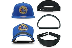 Modern JP Hat Brim Bender (1 PC) - Perfect Curve Band, Steaming Optional Hat Shaper - Easy Snap-on Curver Tool with 9 Brim Curve Options - Black