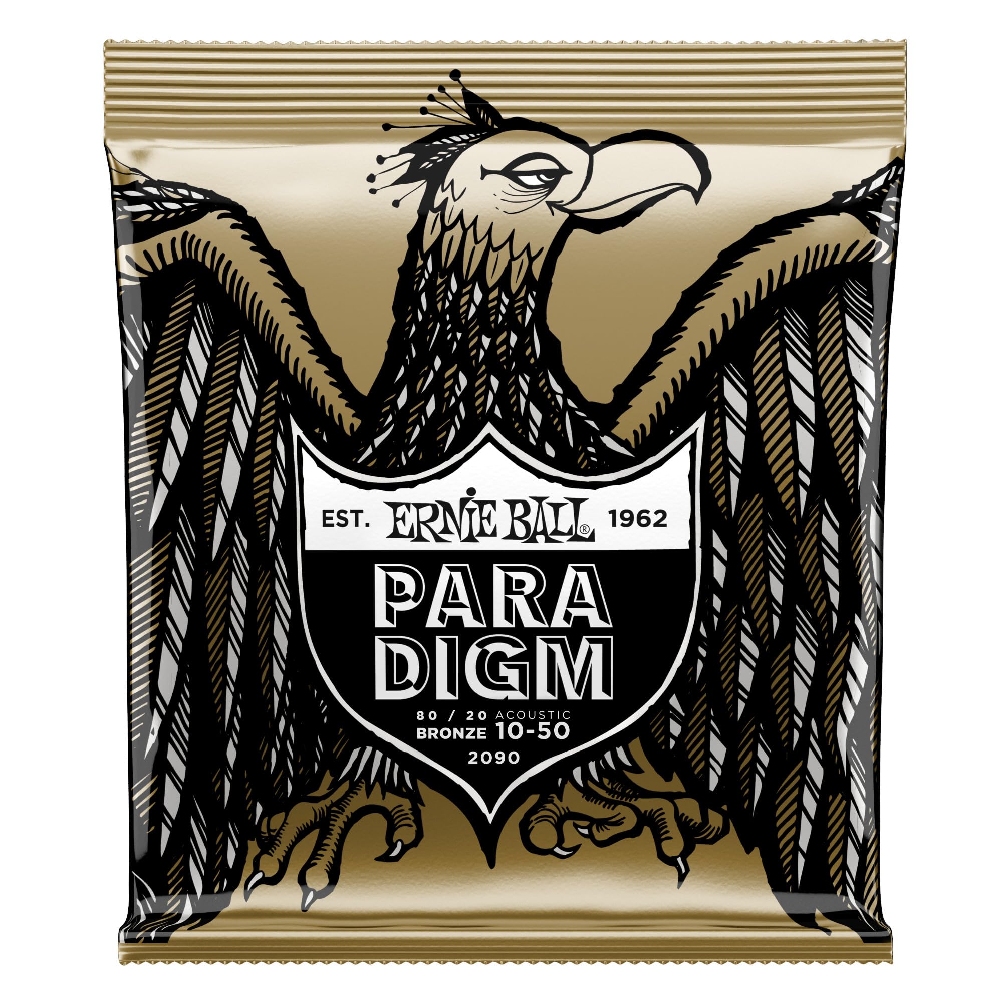Ernie Ball Paradigm Extra Light 80/20 Bronze Acoustic Guitar Strings - 10-50 Gauge